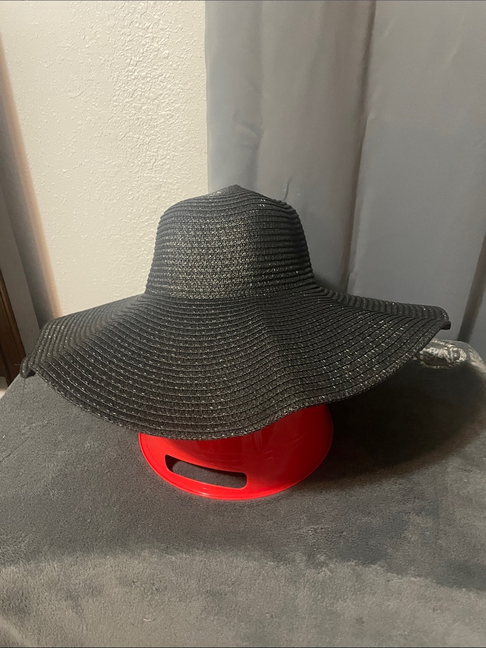 Black Wide Brim Sun Hat - Women Accessories NWOT